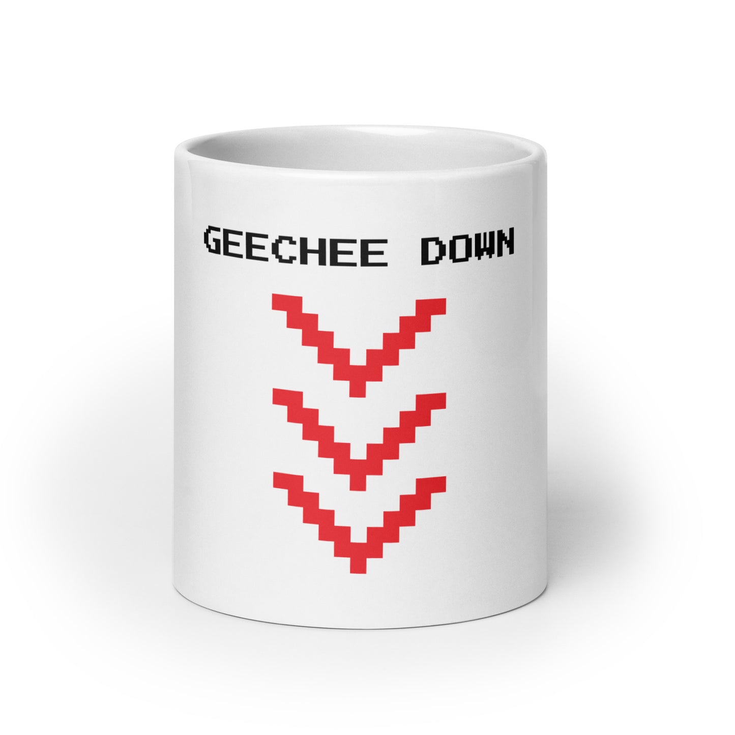 Geechee Down glossy mug